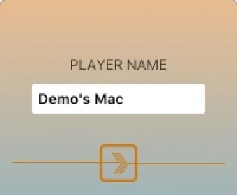 Historical Plexamp Mac setup screen with a Player Name field set to Demo's Mac; not the current playback layout